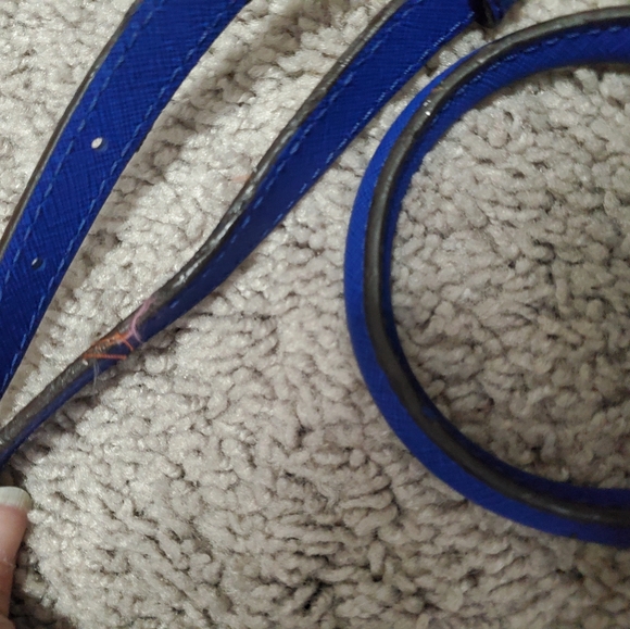 Michael Kors Blue Mini Crossbody Bag - Picture 12 of 16